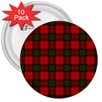 Dunbar Tartan 3  Button (10 pack)