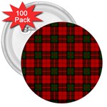 Dunbar Tartan 3  Button (100 pack)