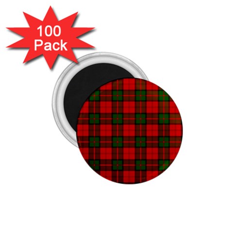 Dunbar Tartan 1.75  Magnet (100 pack) from ArtsNow.com Front