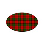 Dunbar Tartan Sticker Oval (100 pack)