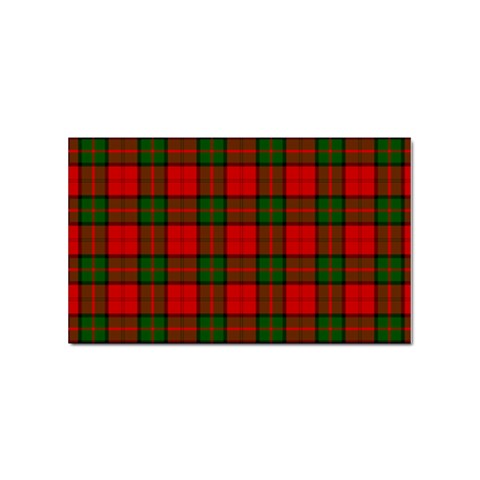 Dunbar Tartan Sticker Rectangular (10 pack) from ArtsNow.com Front
