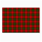 Dunbar Tartan Postcard 4  x 6 