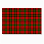 Dunbar Tartan Postcard 5  x 7 