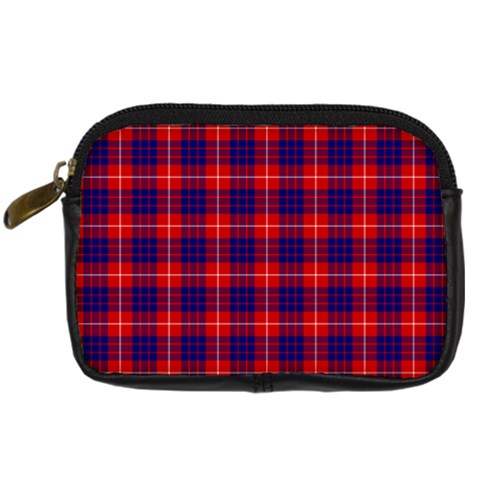 Hamilton Tartan Digital Camera Leather Case from ArtsNow.com Front
