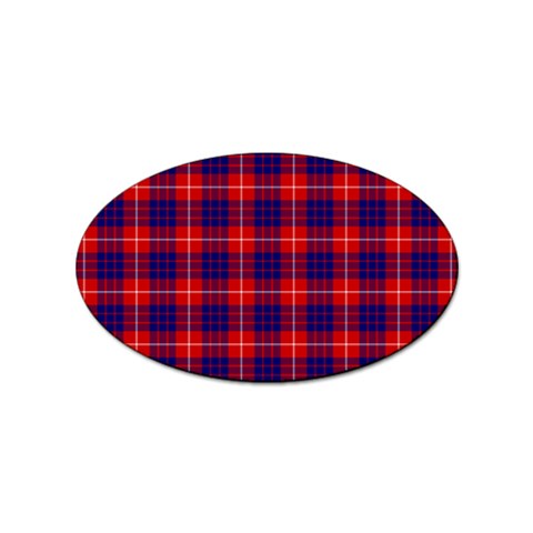 Hamilton Tartan Sticker (Oval) from ArtsNow.com Front