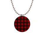 Kerr Tartan 1  Button Necklace