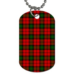 Kerr Tartan Dog Tag (Two Sides) from ArtsNow.com Back