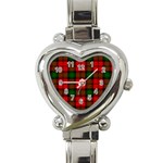Kerr Tartan Heart Italian Charm Watch