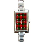 Kerr Tartan Rectangle Italian Charm Watch
