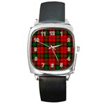 Kerr Tartan Square Metal Watch