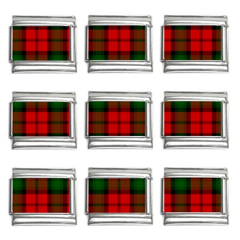 Kerr Tartan 9mm Italian Charm (9 pack) from ArtsNow.com Front