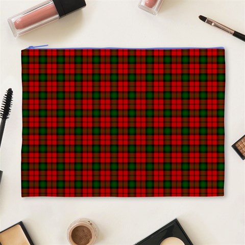 Kerr Tartan Cosmetic Bag (XL) from ArtsNow.com Front