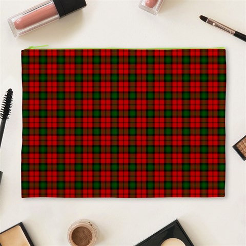 Kerr Tartan Cosmetic Bag (XL) from ArtsNow.com Front
