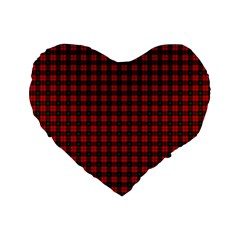 Kerr Tartan Standard 16  Premium Heart Shape Cushion from ArtsNow.com Front