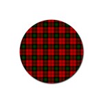 Kerr Tartan Rubber Round Coaster (4 pack)