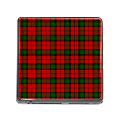 Kerr Tartan Memory Card Reader (Square) from ArtsNow.com Front