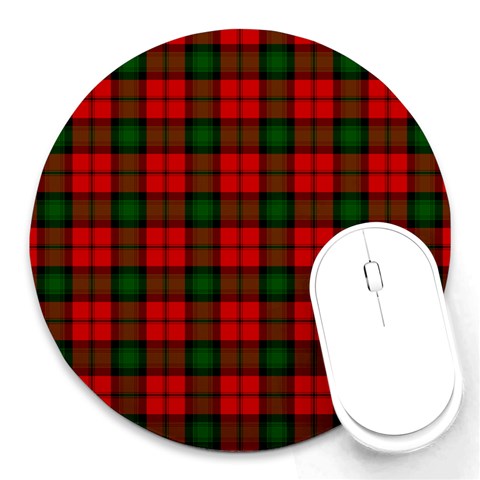 Kerr Tartan Round Mousepad from ArtsNow.com Front