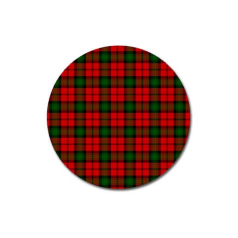 Kerr Tartan Magnet 3  (Round) from ArtsNow.com Front