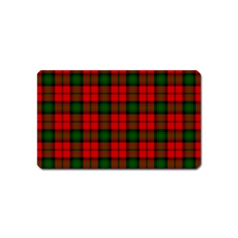 Kerr Tartan Magnet (Name Card) from ArtsNow.com Front