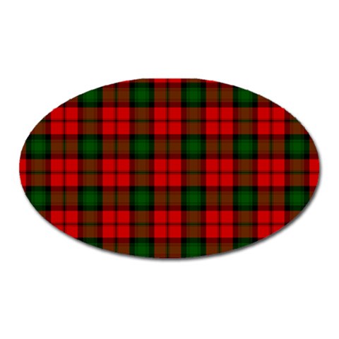 Kerr Tartan Magnet (Oval) from ArtsNow.com Front