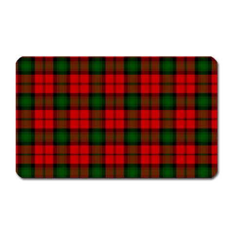 Kerr Tartan Magnet (Rectangular) from ArtsNow.com Front