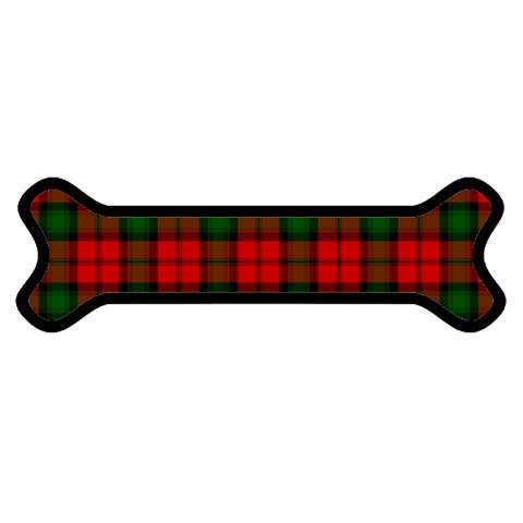 Kerr Tartan Magnet (Dog Bone) from ArtsNow.com Front