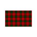 Kerr Tartan Sticker (Rectangular)