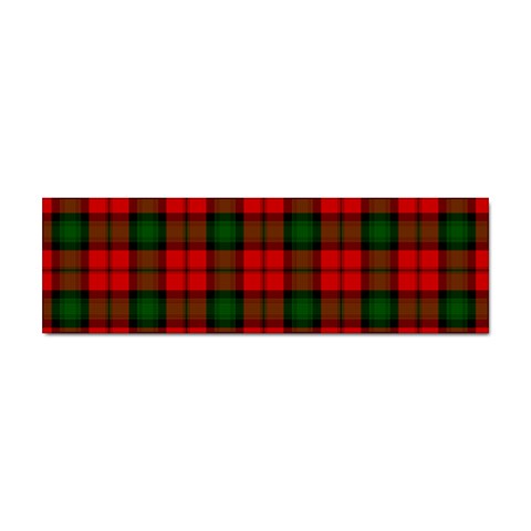 Kerr Tartan Sticker Bumper (100 pack) from ArtsNow.com Front
