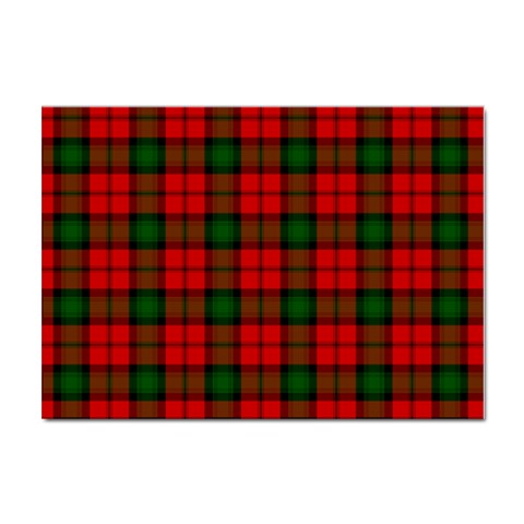 Kerr Tartan Sticker A4 (10 pack) from ArtsNow.com Front