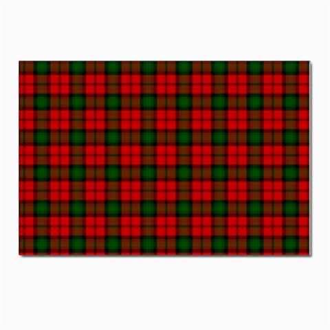 Kerr Tartan Postcards 5  x 7  (Pkg of 10) from ArtsNow.com Front