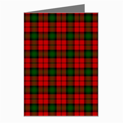 Kerr Tartan Greeting Card from ArtsNow.com Left