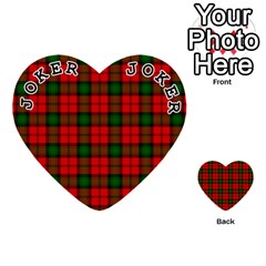 Kerr Tartan Playing Cards 54 (Heart) from ArtsNow.com Front - Joker1