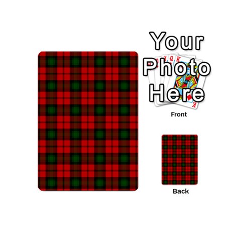 Kerr Tartan Playing Cards 54 (Mini) from ArtsNow.com Back