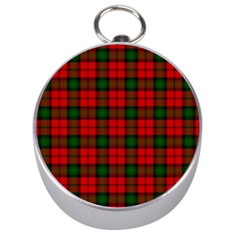 Kerr Tartan Silver Compass from ArtsNow.com Front