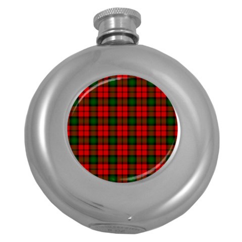 Kerr Tartan Hip Flask (5 oz) from ArtsNow.com Front