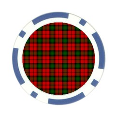Kerr Tartan Poker Chip Card Guard from ArtsNow.com Back