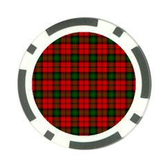 Kerr Tartan Poker Chip Card Guard (10 pack) from ArtsNow.com Back
