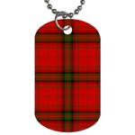 MacDougall Tartan Dog Tag (Two Sides)