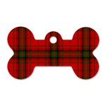 MacDougall Tartan Dog Tag Bone (Two Sides)