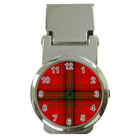 MacDougall Tartan Money Clip Watch from ArtsNow.com Front