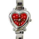 MacDougall Tartan Heart Italian Charm Watch