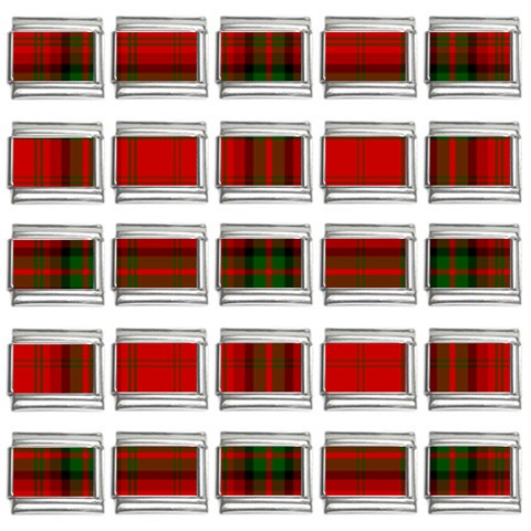 MacDougall Tartan 9mm Italian Charm (25 pack) from ArtsNow.com Front