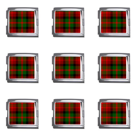 MacDougall Tartan Mega Link Italian Charm (9 pack) from ArtsNow.com Front