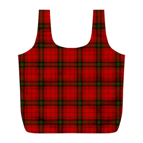MacDougall Tartan Full Print Recycle Bag (L) from ArtsNow.com Front
