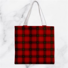 MacDougall Tartan Zipper Grocery Tote Bag from ArtsNow.com Back