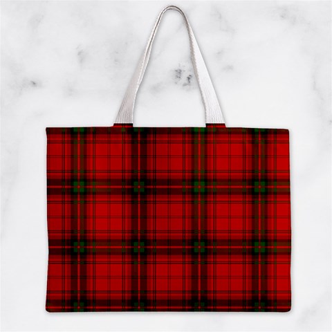 MacDougall Tartan Zipper Mini Tote Bag from ArtsNow.com Front