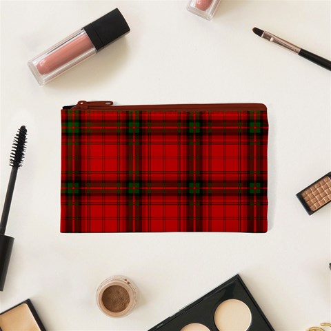 MacDougall Tartan Canvas Cosmetic Bag (XS) from ArtsNow.com Front