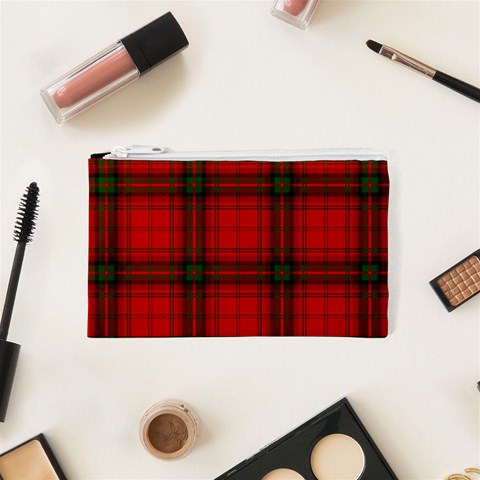 MacDougall Tartan Canvas Cosmetic Bag (XS) from ArtsNow.com Front