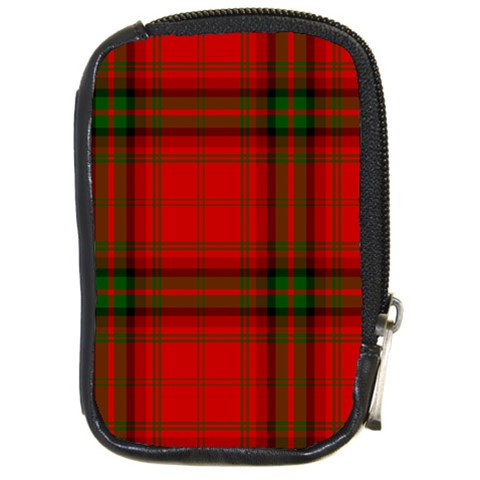 MacDougall Tartan Compact Camera Leather Case from ArtsNow.com Front