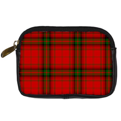 MacDougall Tartan Digital Camera Leather Case from ArtsNow.com Front
